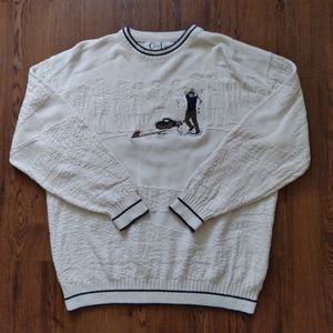 Vintage Men's Golf Sweater